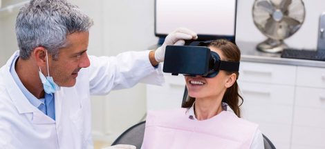 Application of VR in Healthcare patient with wearing vr