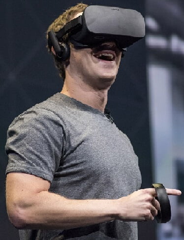 mark with 3d vr glasses to invest in the Metaverse