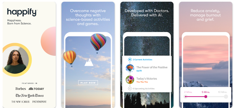 Happify: Science-Based Activities and Games