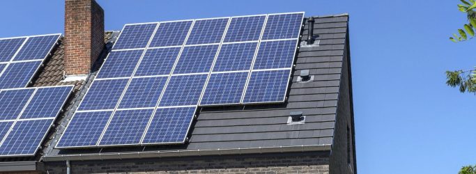 Solar panels to generate green energy. Free public domain CC0 photo.
