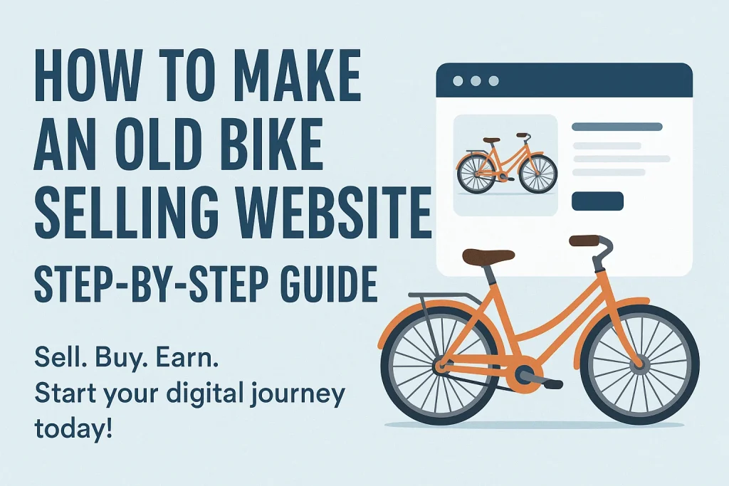 How to Make an Old Bike Selling Website