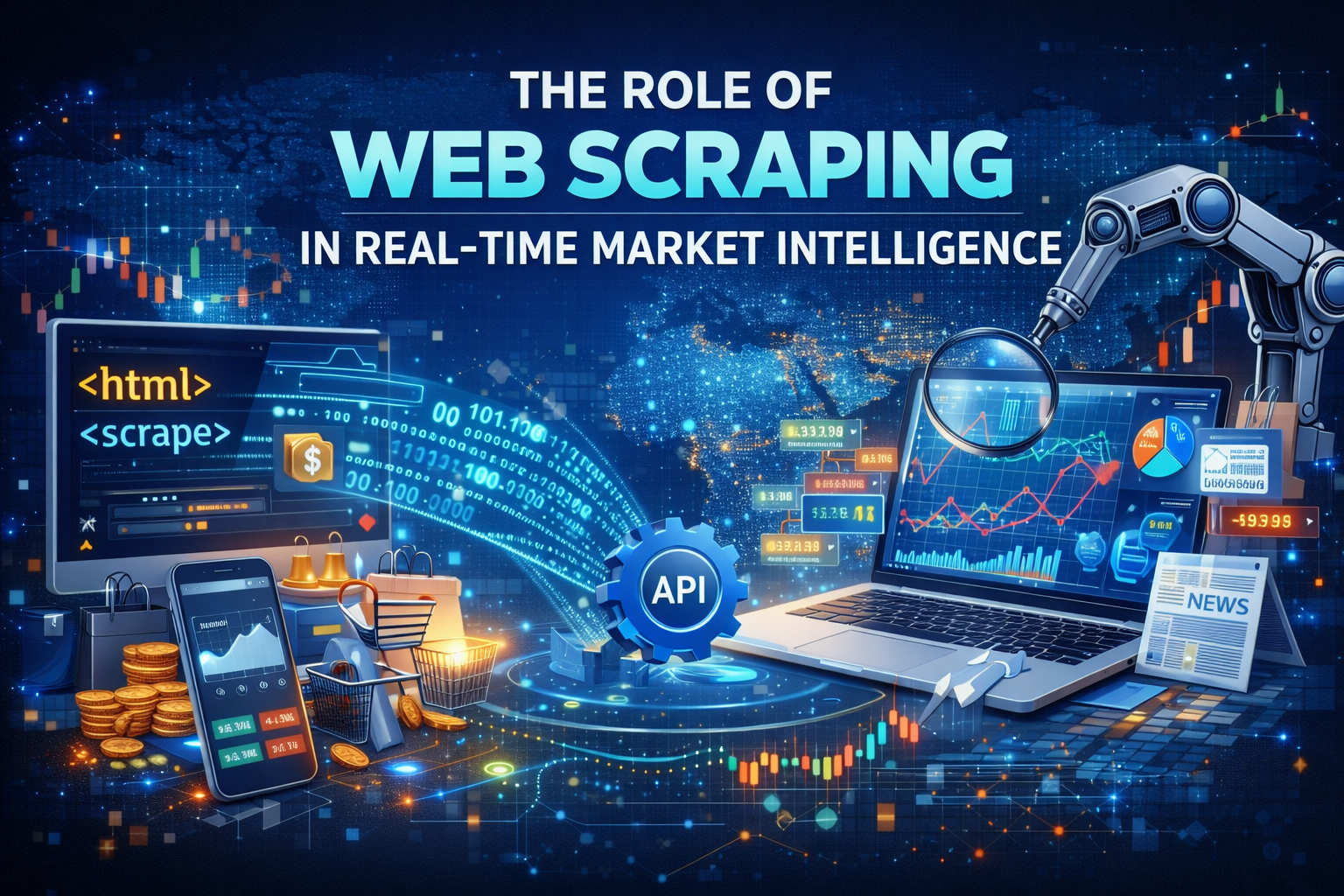 The Role of Web Scraping in Real-Time Market Intelligence